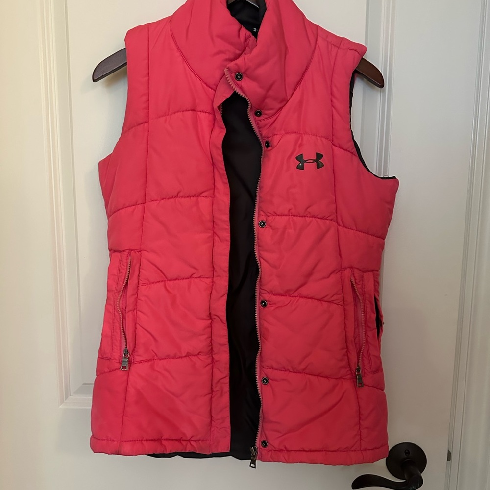 Under Armour Women's Pink Puffer Vest